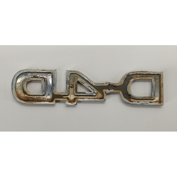 Emblema Porta D4d Toyota Hilux 3.0 2009 Prateado