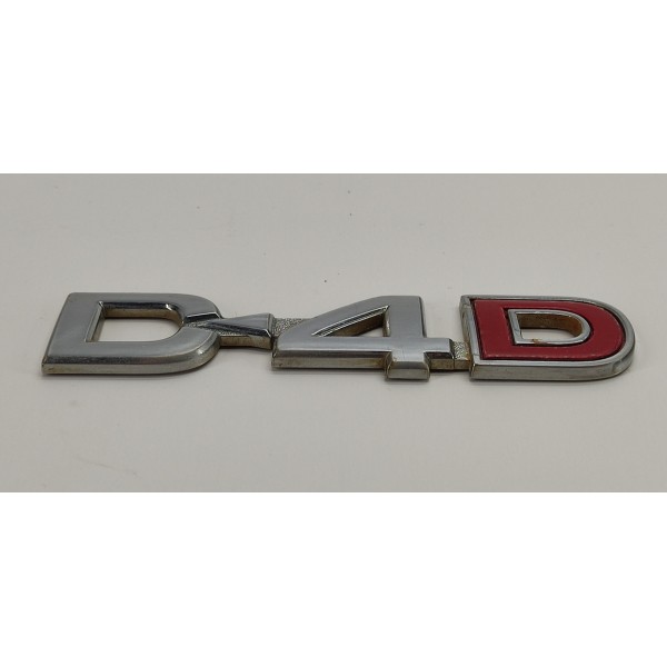 Emblema Porta D4d Toyota Hilux 3.0 2009 Prateado