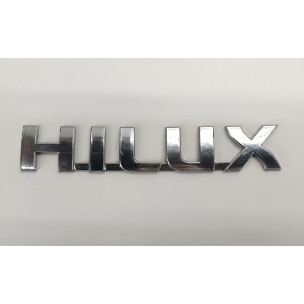 Emblema Letreiro Porta Toyota Hilux 3.0 2009 01 Prateado