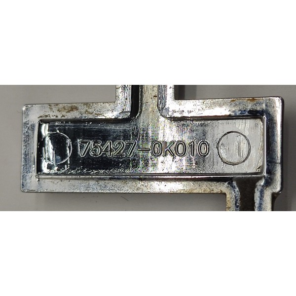 Emblema Letreiro Porta Toyota Hilux 3.0 2009 01 Prateado