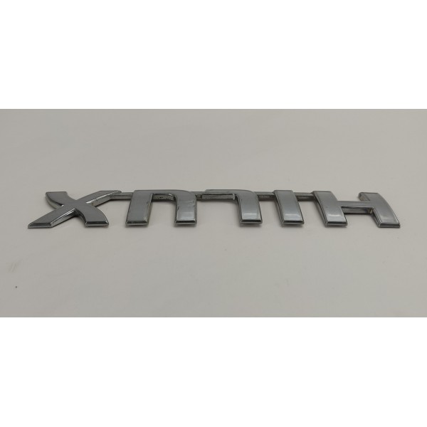 Emblema Letreiro Porta Toyota Hilux 3.0 2009 01 Prateado
