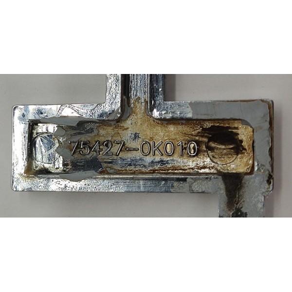 Emblema Letreiro Porta Toyota Hilux 3.0 2009 02 Prateado