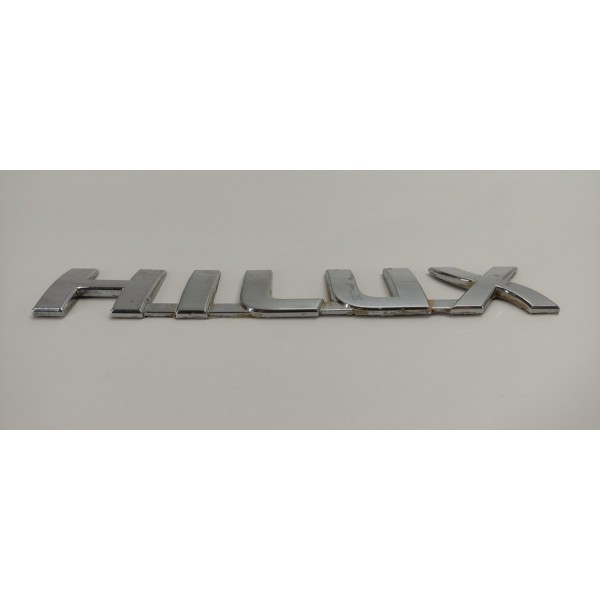 Emblema Letreiro Porta Toyota Hilux 3.0 2009 02 Prateado