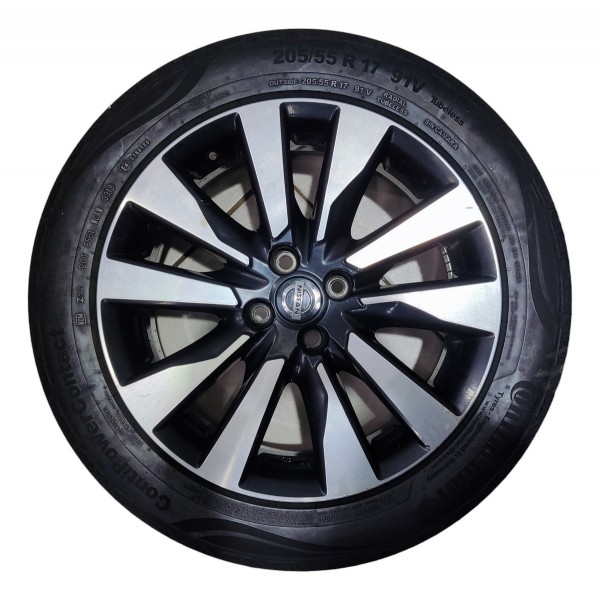 Jogo Duas Rodas R17 Nissan Kicks 2019 Preto