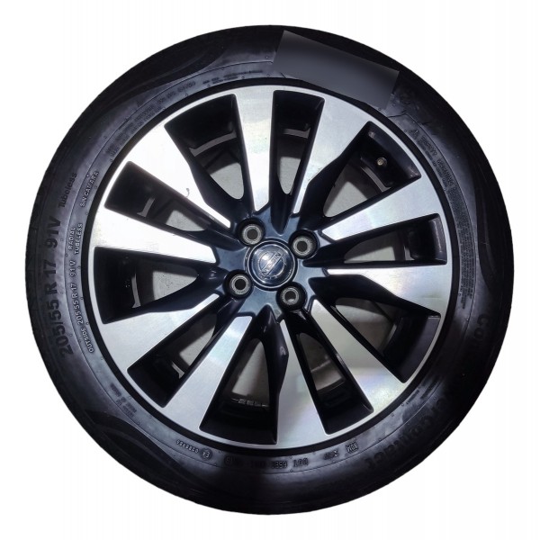 Jogo Duas Rodas R17 Nissan Kicks 2019 Preto