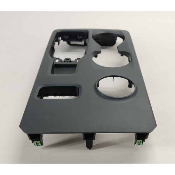 Moldura Console Marcha Porta Copo Ford Ranger Limited 2024 Preto