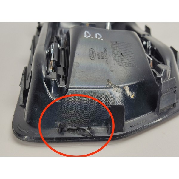 Moldura Farol Milha D.d Ford Ranger Limited 2024 C/detalhe Preto