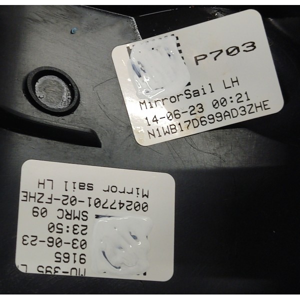 Acabamento Interno Retrovisor D.e Ford Ranger Limited 2024