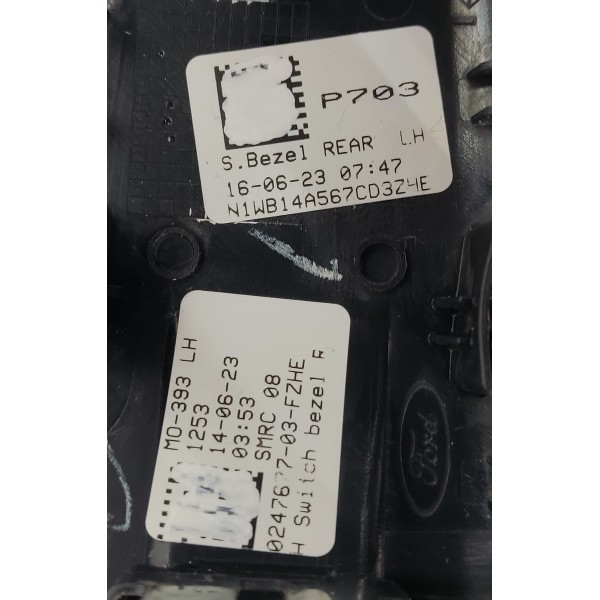 Moldura Botao Vidro T.e Ford Ranger Limited 2024