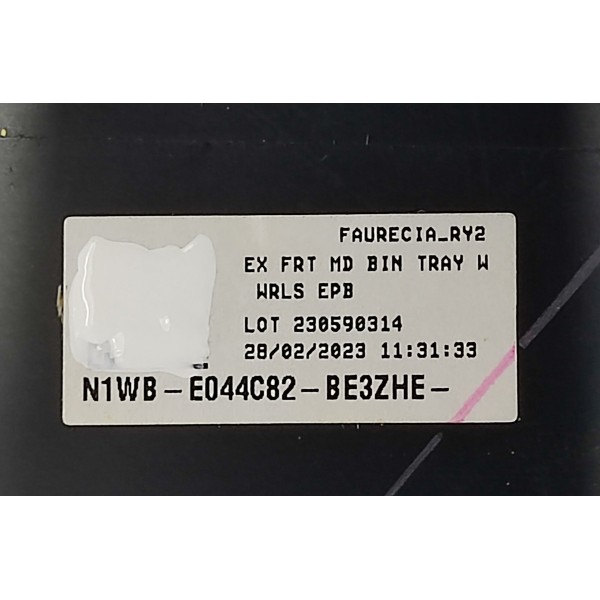 Acabamento Moldura Frontal Console Ford Ranger Limited 2024 Preto