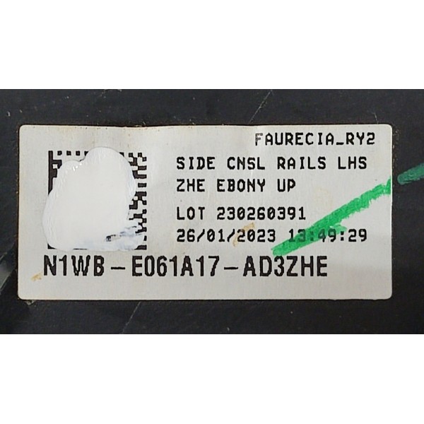 Acabamento Console L.e Ford Ranger 2024 N1wbe061a17 Preto