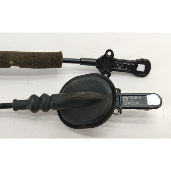 Cabo Fechadura Porta D.d Ford Ranger 2024 Preto Preto Dianteira