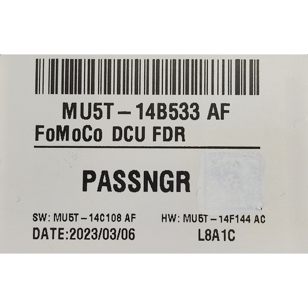 Modulo Porta D.d Ford Ranger Limited 2024 Mu5t14b533af