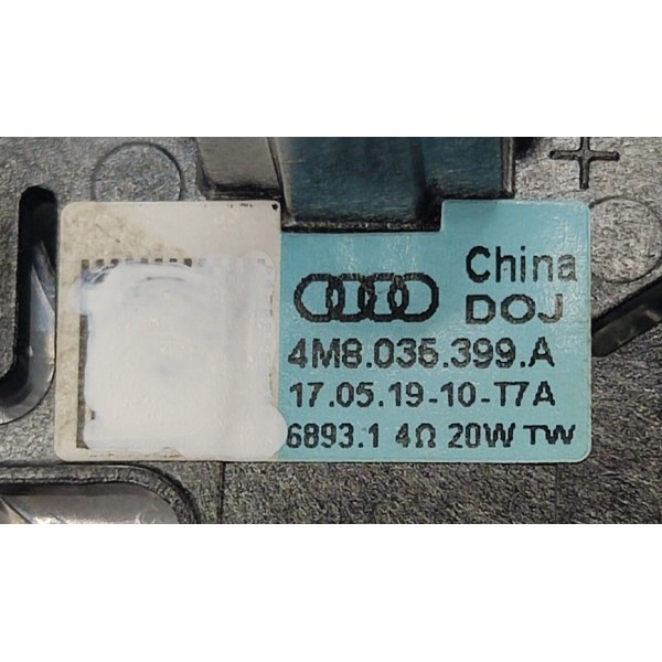 Auto Falante Painel Lado Direito Audi Q8 2019 4m8035399 Preto