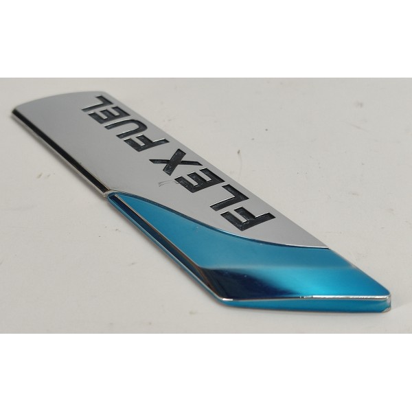 Emblema Flexfuel Tampa Traseira Nissan Sentra 2.0 2011 Prateado