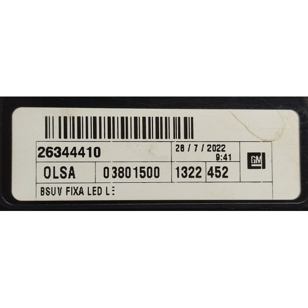 Lanterna Traseira Esquerda Gm Tracker 1.2 Turbo 2023 Vermelho