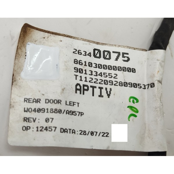 Chicote Porta T.e Gm Tracker 1.2 Turbo 2023 26340075