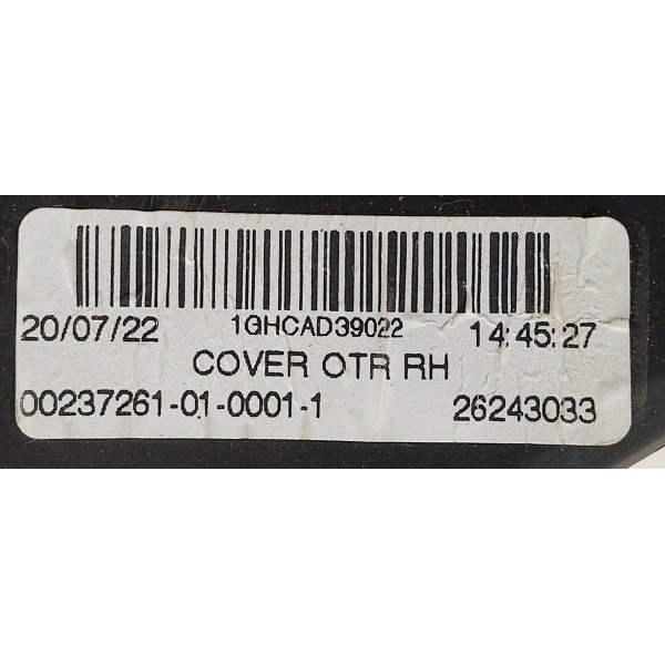 Acabamento Lateral Painel L.d Gm Tracker 1.2 Turbo 2023 Preto