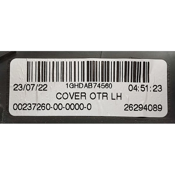 Acabamento Lateral Painel L.d Gm Tracker 1.2 Turbo 2023 Preto