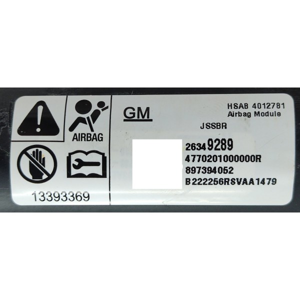 Cortina Teto L.d Banco Gm Tracker 1.2 2023 26349289 Preto