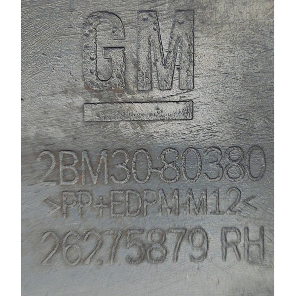 Friso Moldura Paralama Roda T.d Gm Tracker 1.2 2023 26275879 Preto