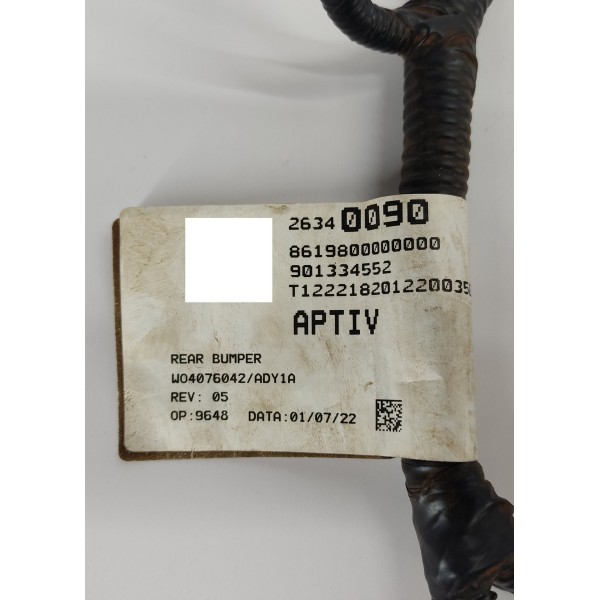 Chicote Parachoque Traseiro Gm Tracker 1.2 2023 26340090