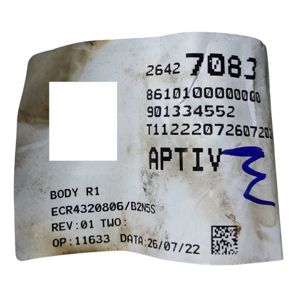 Chicote Cofre Motor Gm Tracker 1.2 Turbo 2023 Detalhe