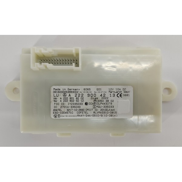 Modulo Chave Keyless Mercedes C180 1.6 2017 A2229004213