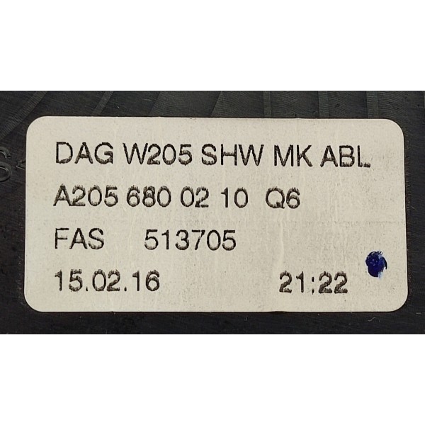 Porta Objetos Console Mercedes C180 1.6 2017 A2056800210 Preto