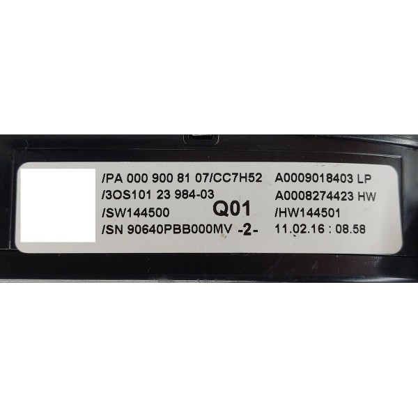 Luz Cortesia Teto Mercedes C180 1.6 2017 A0009018403