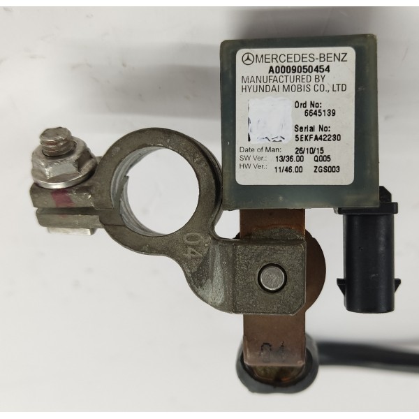 Chicote Negativo Bateria Mercedes C180 1.6 2017 A0009050454