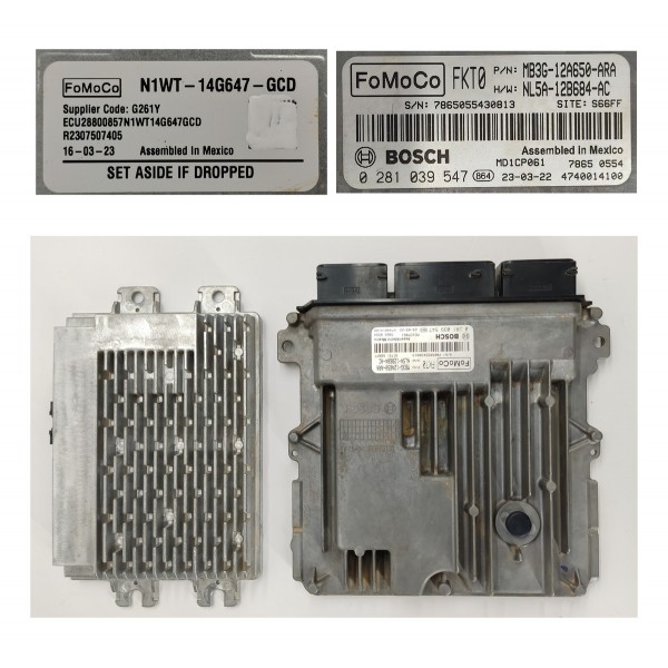 Kit Code Injeção Ford Ranger Limited 3.0 V6 2024 Baixado