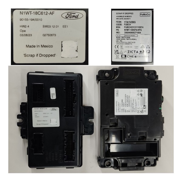 Kit Code Injeção Ford Ranger Limited 3.0 V6 2024 Baixado