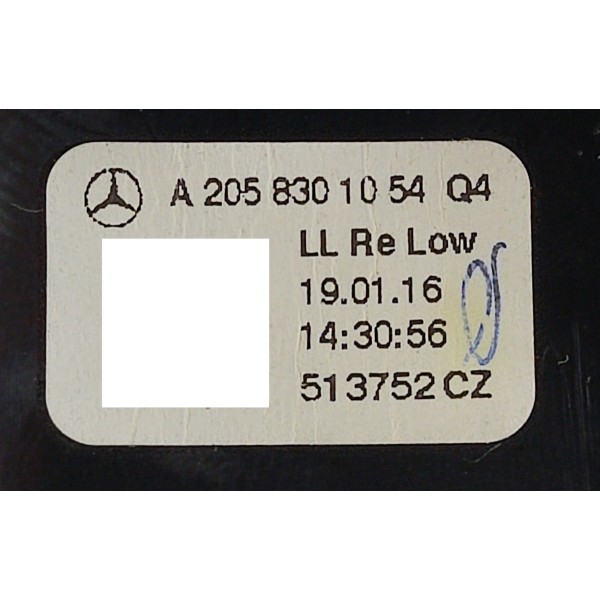 Difusor Ar Painel L.d Mercedes C180 1.6 2017 A2058301054