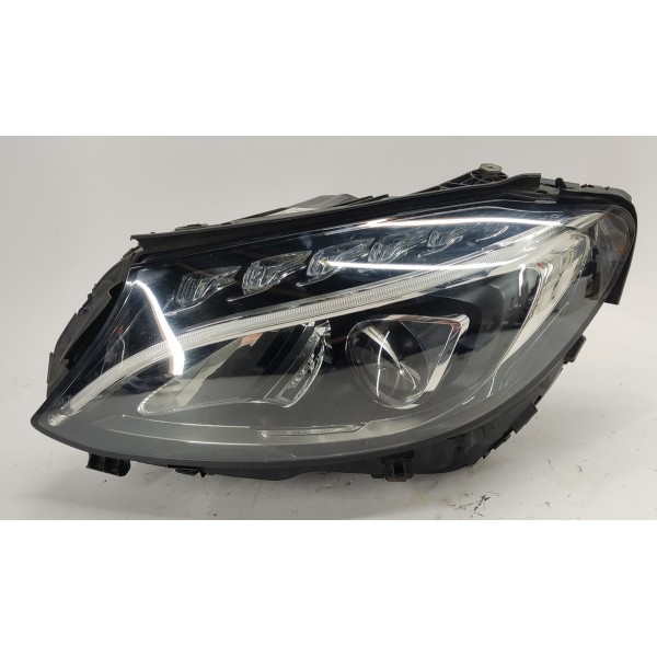 Farol D.e Mercedes C180 1.6 2017 Detalhe A2059062302 Esquerdo/motorista
