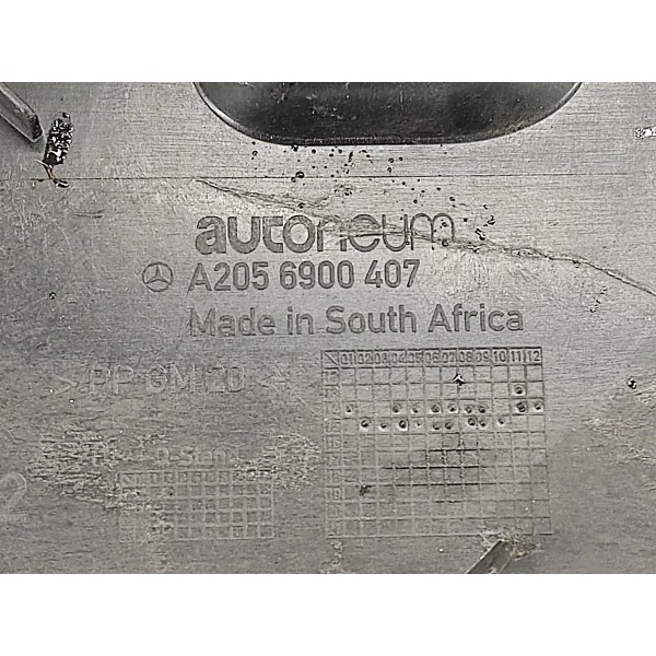 Protetor Mercedes C180 1.6 2017 A2056900407