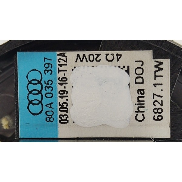 Auto Falante Central Painel Audi Q8 2019 80a035397 Preto