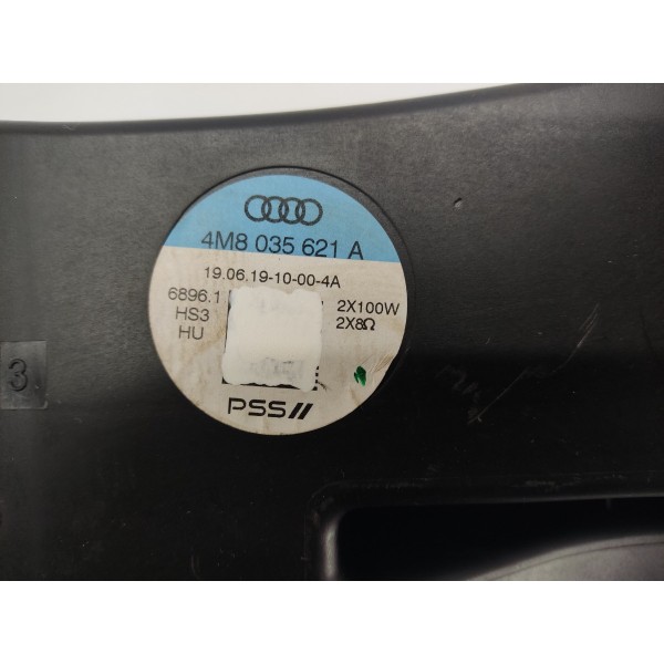 Subwoofer Porta Mala Audi Q8 2019 4m8035621 Preto