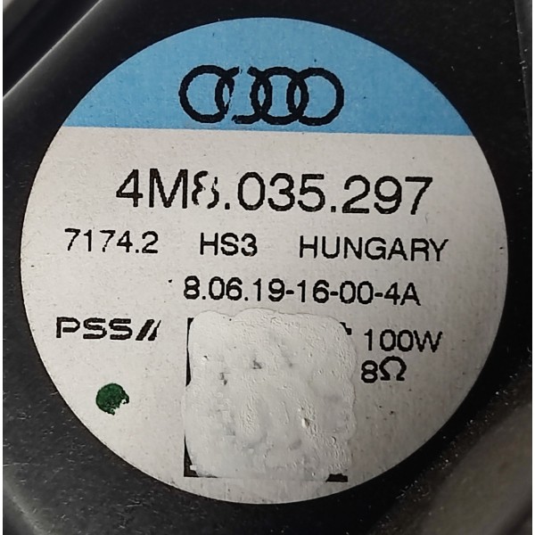 Auto Falante Porta D.e Audi Q8 2019 4m8035297 Preto