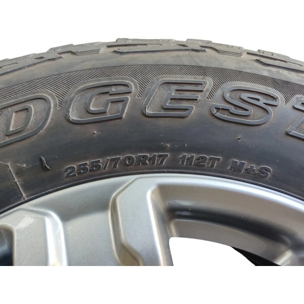 Jogo Roda R17 Ford Ranger 3.0 V6 2025 Xls Preto