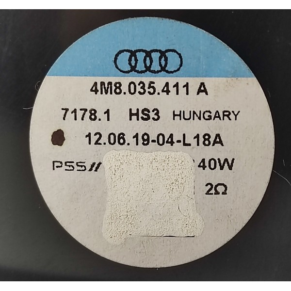 Auto Falante Porta T.d Audi Q8 2019 4m8035411 Preto