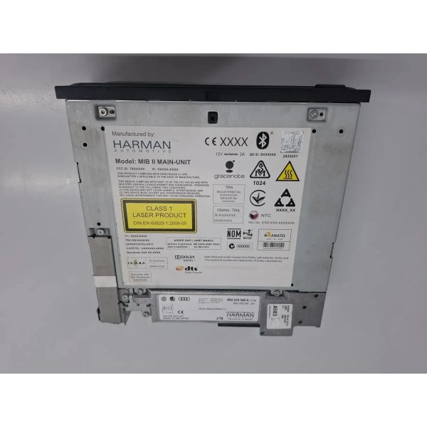 Radio Multimidia Modulo Audi Tt Coupe 2016 8s0035045a