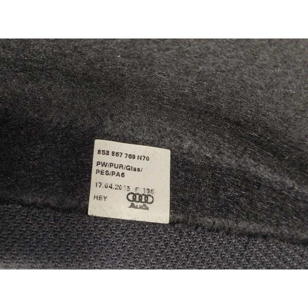 Tampao Bagagito Porta Mala Audi Tt Coupe 2016 Preto