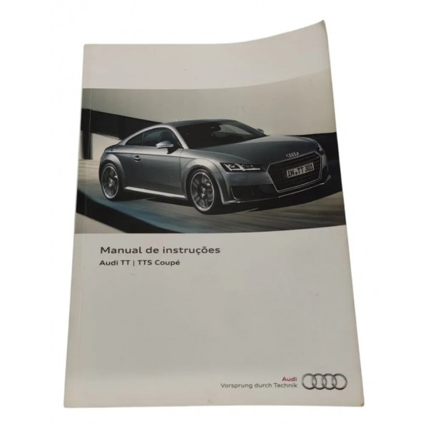 Manual Instrução Proprietário Audi Tt Coupe 2016