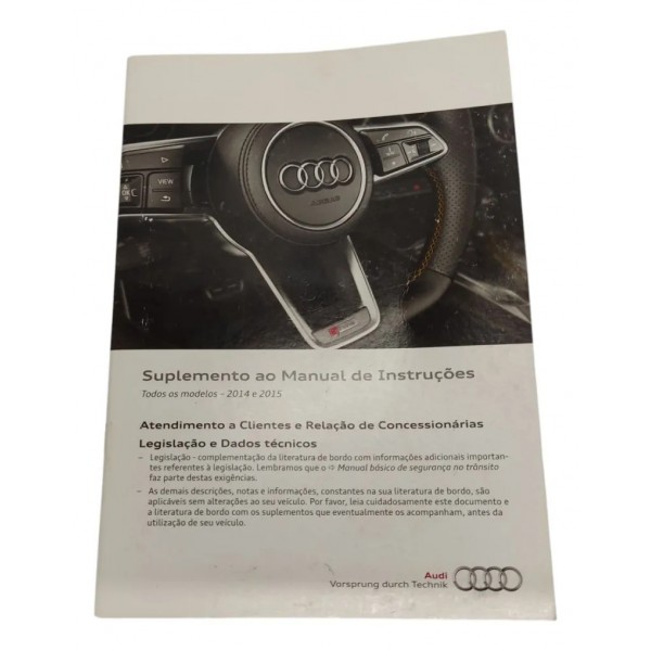 Manual Instrução Proprietário Audi Tt Coupe 2016