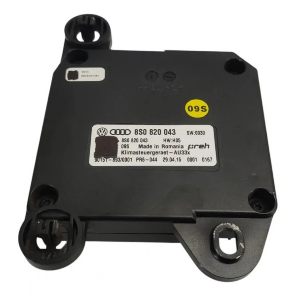 Modulo Ar Condicionado Audi Tt Coupe 2016 8s0820043