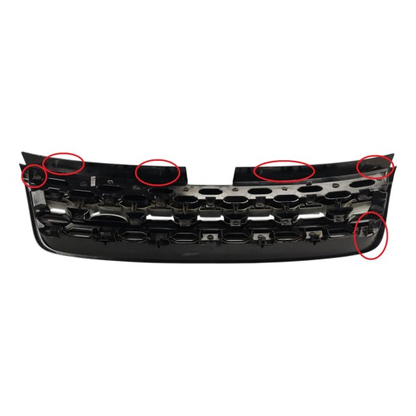 Grade Para Choque Discovery Sport 2021 Diesel C/detalhe Prateado Fosco