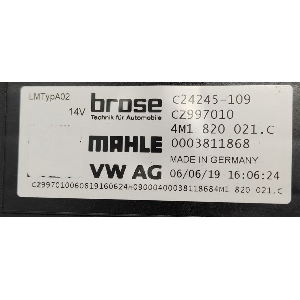 Ventoinha Ar Forçado Audi Q8 2019 4m1820021