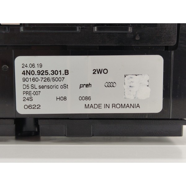 Botao Pisca Alerta Select Drive Marcha Audi Q8 19 4n0925301 Preto