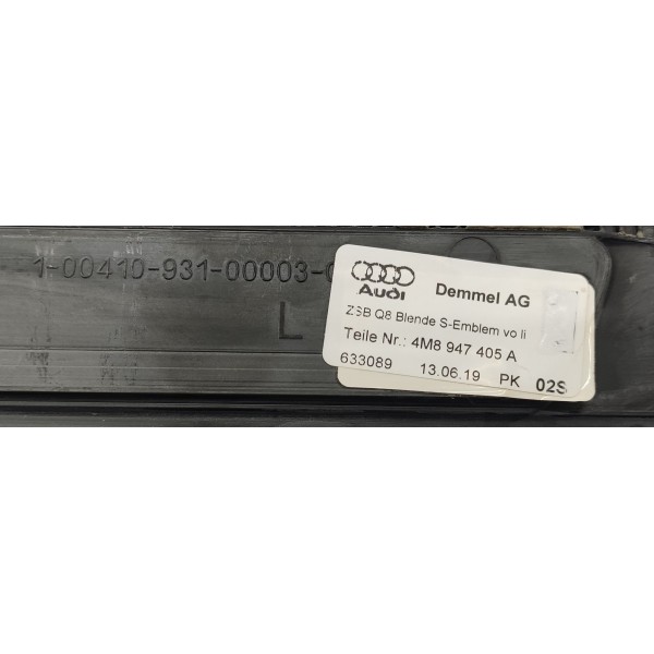 Soleira Porta Dianteira Esquerda Audi Q8 2019 4m8947405